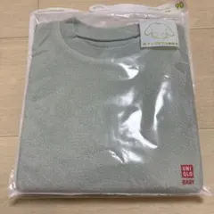 【新品・未開封】ユニクロ　フリースプルオーバー　トレーナー　グリーン　緑　90㎝