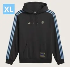 adidas x Thrasher AFA フーディ パーカー ブラック XL