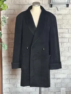 クレモナ　高品質　アルパカ　黒 ブレスト チェスターコート　バーバリー　シャネル