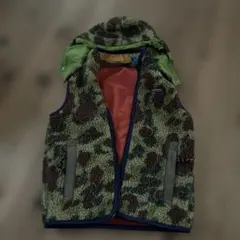 フリース ダウンベスト