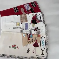 Burberry 女の子ハンカチ イラスト
