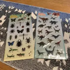 エポキシステッカー 昆虫・恐竜セット