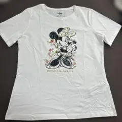 ミニーマウス プリント Tシャツ Mサイズ