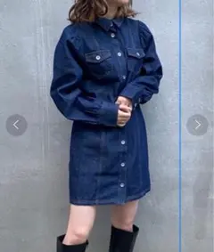 デニムシャツワンピースのサムネイル