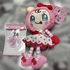 メゾピアノ✖️ハローキティ　マスコットベリエちゃん、3連キーホルダーのセット売り