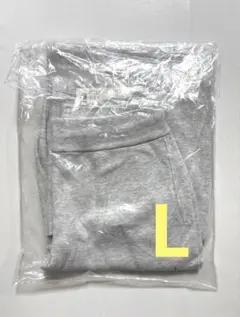 《新品タグ付》UNIQLO ウォッシャブルミラノリブニットパンツ オフ白 L ①