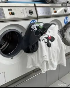 6 ROKU Disney ミッキーマウス 半袖Tシャツ グレー Sのサムネイル