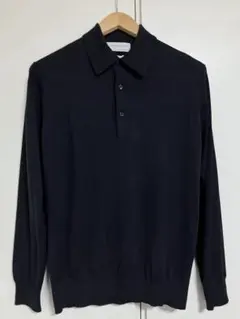 2026SS DIGAWEL Cotton Knit Poloサイズ2 ネイビー Cotton knit polo – DIGAWEL ONLINE STORE