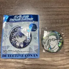 新品　名探偵コナン ホログラム缶バッジ