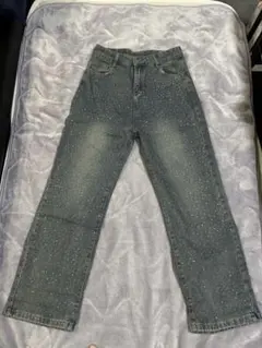 ストレートデニムパンツ