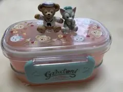 入手困難！香港ディズニー ダッフィー&ジェラトーニ弁当箱　2段式　ディズニーのサムネイル