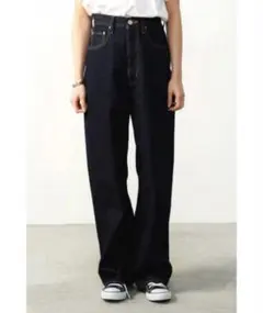 AZUL BY MOUSSY アズール マウジー 25 ハイウエストワイドデニムのサムネイル