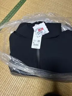 シームレスダウンショートジャケット　BLACK XL