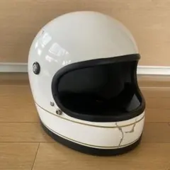 山城×カミナリ コラボ ニューレトロフルフェイス カミナリイエロー 未使用品 L 族ヘル 山城 ニューレトロ フルフェイス カミナリコラボ Mサイズ