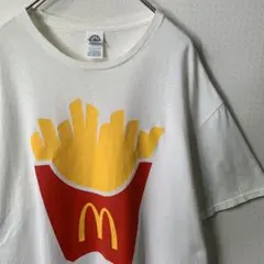 00s McDonald's Fries Tee XL Delta White