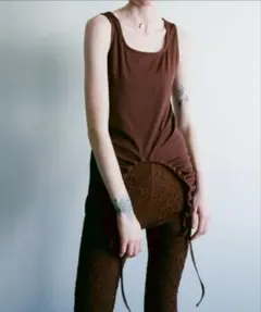 conn HOLE TANK TOP ブラウン - メルカリ