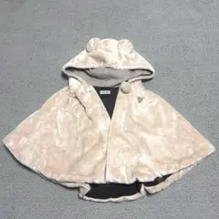 【美品】ミキハウス　MIKIHOUSE ベビーポンチョ　（m5）