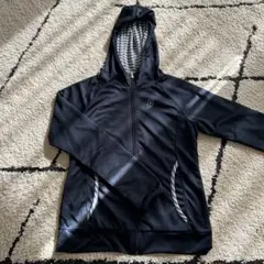 prince フード付きストライプジップパーカー