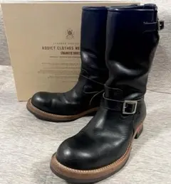 と*ん様 【箱付き】ADDICT CLOTHES エンジニアブーツ ブラック　サ