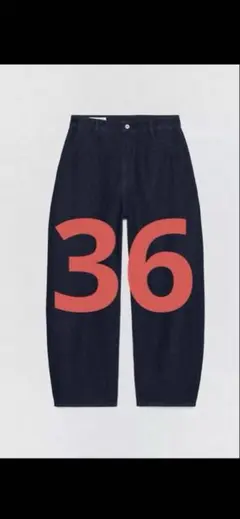 zara soshiotsuki バルーンスリーブ デニムパンツ サイズ　36