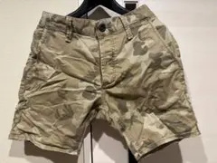 DENHAM デンハム ミリタリー　迷彩 ハーフパンツ　アースカラー　w28のサムネイル
