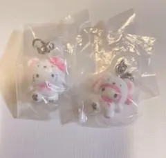サンリオ　めじるしアクセサリー　ふわふわスノー　キティ　マイメロ