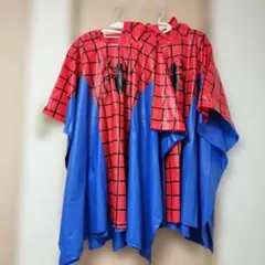 スパイダーマン レインコート 2枚セット　ポンチョ　USJ　ハロウィン 大人