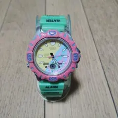 CASIO カラフル ラバーベルト時計　ジャンク品