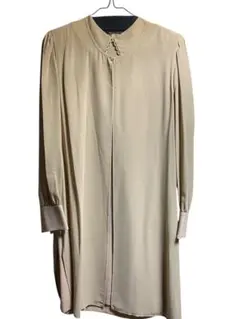 courrèges ベージュ シャツワンピース 長袖