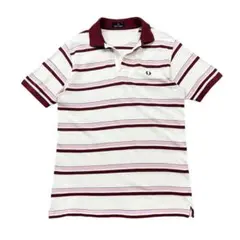90's Vintage Fred Perry 鹿の子ポロシャツ ボーダー柄