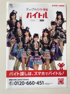 AKB48クリアファイル2014年？★バイトルdipノベルティ