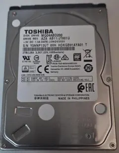 2.5インチ HDD TOSHIBA MQ04ABD200 2TB 中古動作品 2026年最新】TOSHIBA MQ04ABD200の人気アイテム - メルカリ