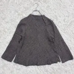 GIANNI LO GIUDICE ハイネックニット 40 ブラウン系
