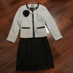美品☆ツイードフォーマル　セレモニースーツセット卒業式入学式