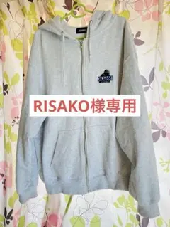 XLARGE グレー ジップアップパーカー