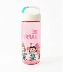 【新品未使用】 スヌーピー クリア ドリンクボトル（水筒）《ピンク》