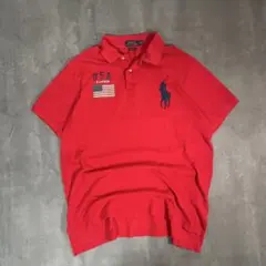10s Polo Ralph Lauren Big Pony USA国旗