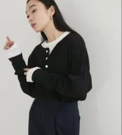 別注【Healthknit】2Pレイヤードヘンリープルオーバー