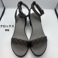 Crocs クロックス サンダル ストラップ ブラック　イザベラ　コンフォートのサムネイル