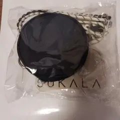 SUKALA ナイロン 円形ポーチ 黒
