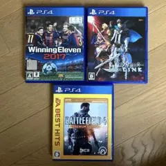 バトルフィールド4、ウイニングイレブン2017、Fate ps4