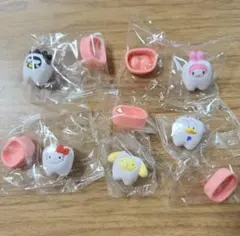 19☆ サンリオキャラクターズ　みんなでなっちゃお！ 歯 5種セット