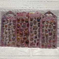 大人気キャラクターボンボンドロップぷくぷくシール4枚