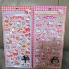 【正規品】サンリオ　ボンボンドロップシール　第二弾　ハローキティ2種セット