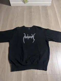 nobody ノーバディ　ブラック トレーナー M しょうきち着用