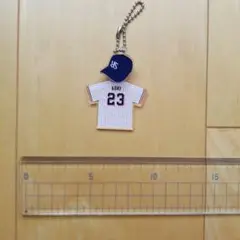 ヤクルトスワローズ　スワポン　青木選手　アクリルキーホルダー