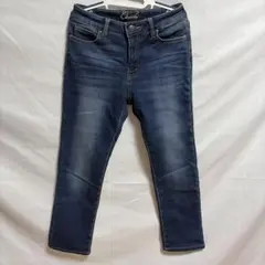 Closshi 裏起毛スキニーデニム ダークブルー　64-91