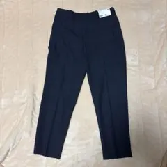【UNIQLO】ユニクロ✨スマートアンクルパンツ チェック ネイビー　スラックスのサムネイル