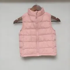 UNIQLO 中綿ベスト size:110 ピンク
