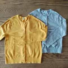 ニット　綿ニット　カーディガン